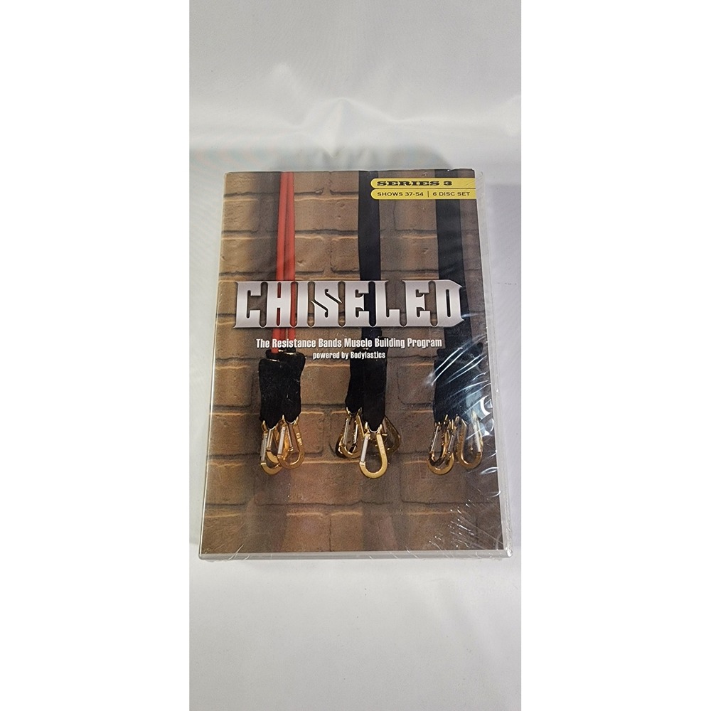 Brand New! Chiseled Series 3 Resistance Bands Muscle Building Program 6